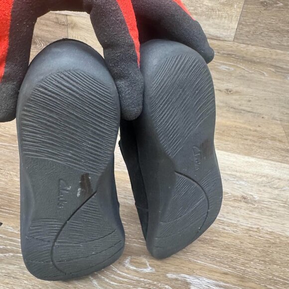 Clarks Cloudsteppers Sillian Free Black Textile Clog Women's Size 6.5 - Picture 4 of 7